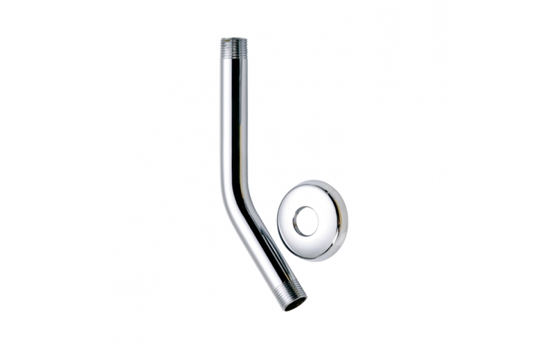 8 Inch Stainless Steel Shower Arm with Flange DB006