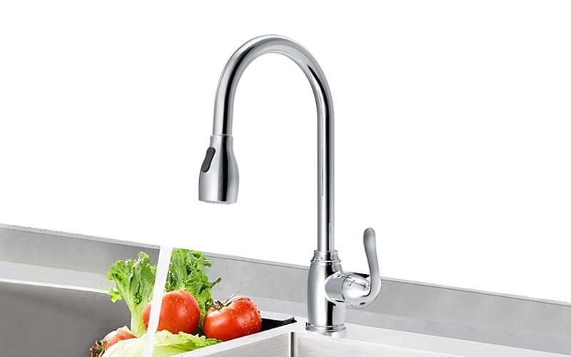 FK8308 Single Handle Pull-down Kitchen Faucet